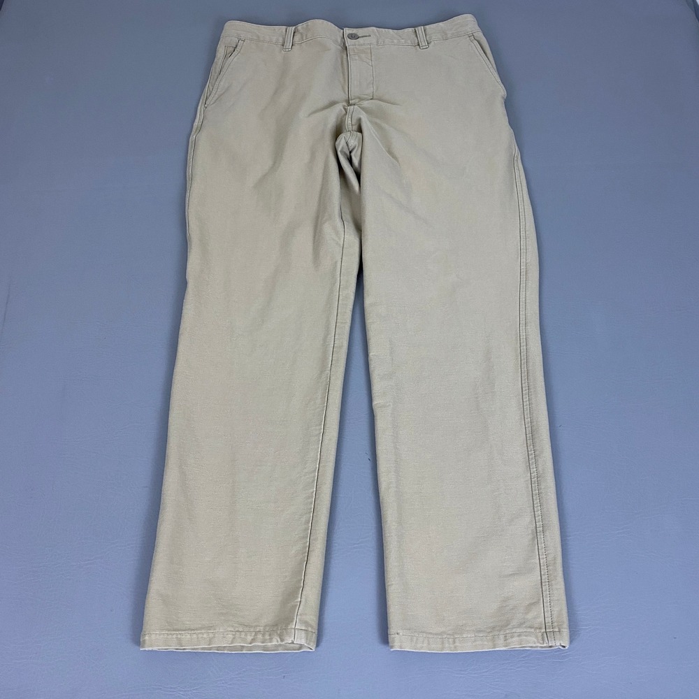 Dockers Pants Men's Size 36 Tan‎ Beige Slim Fit Comfort Knit Chino Khaki Stretch